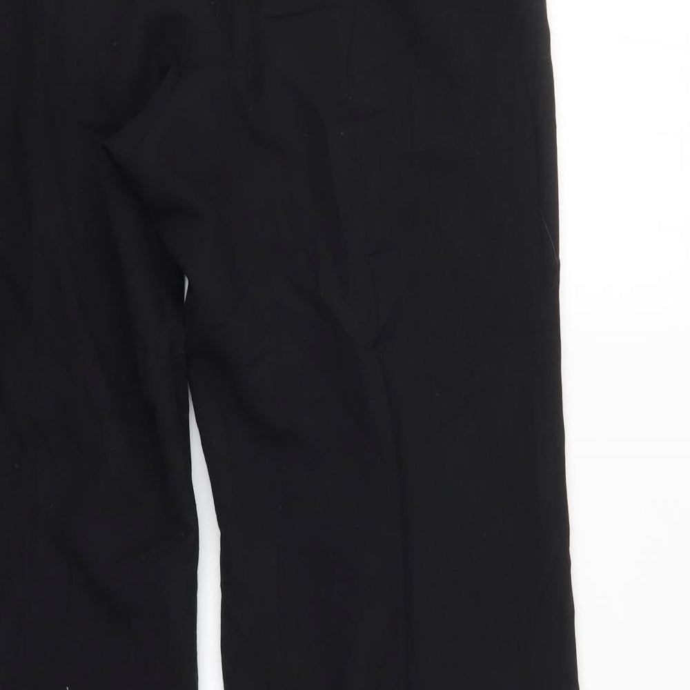 Marks & Spencer Womens Black Trousers Size 14 L27 in