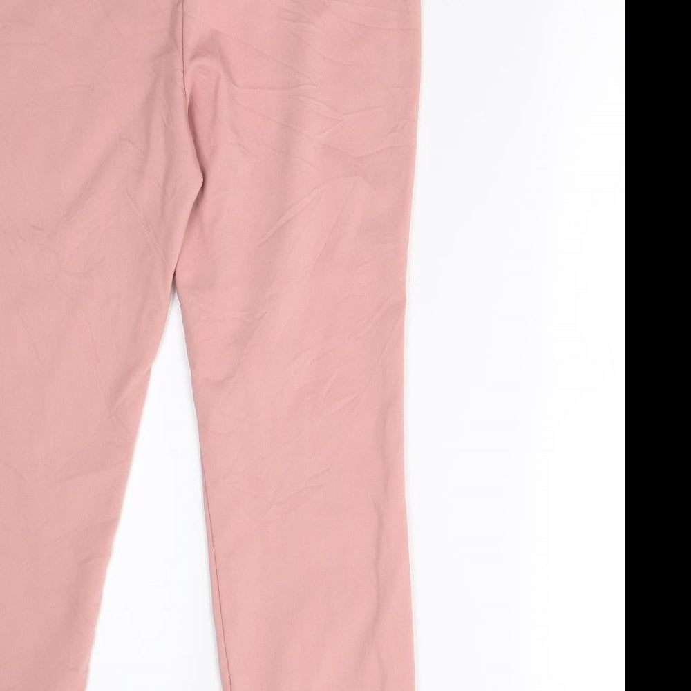 Preworn Womens Pink Trousers Size 10 L26 in