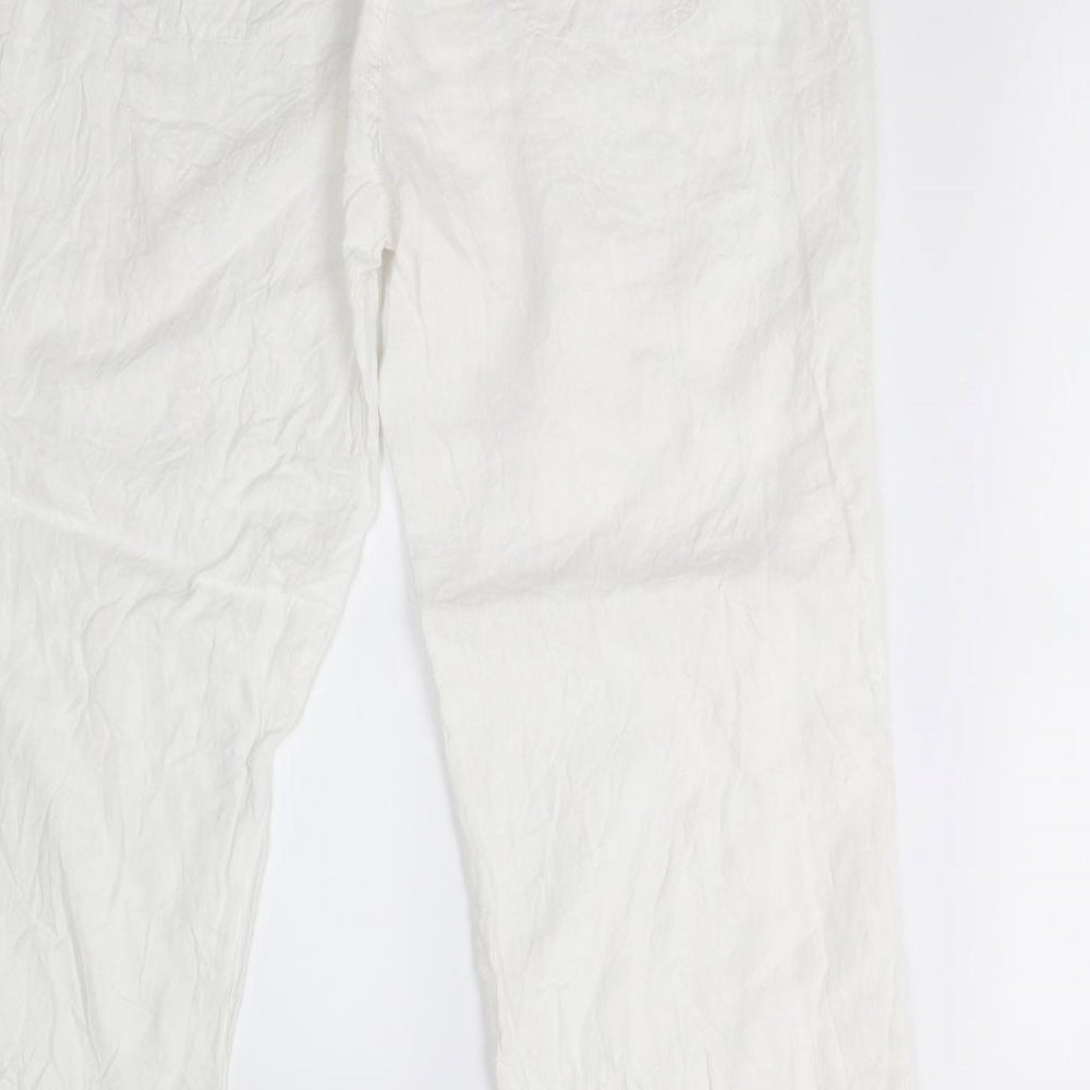Jean Paul Classique Womens White Trousers Size XL L26 in