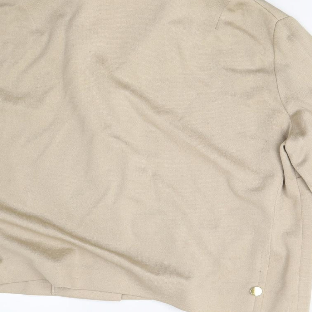 Chavasot Womens Beige Jacket Size 12