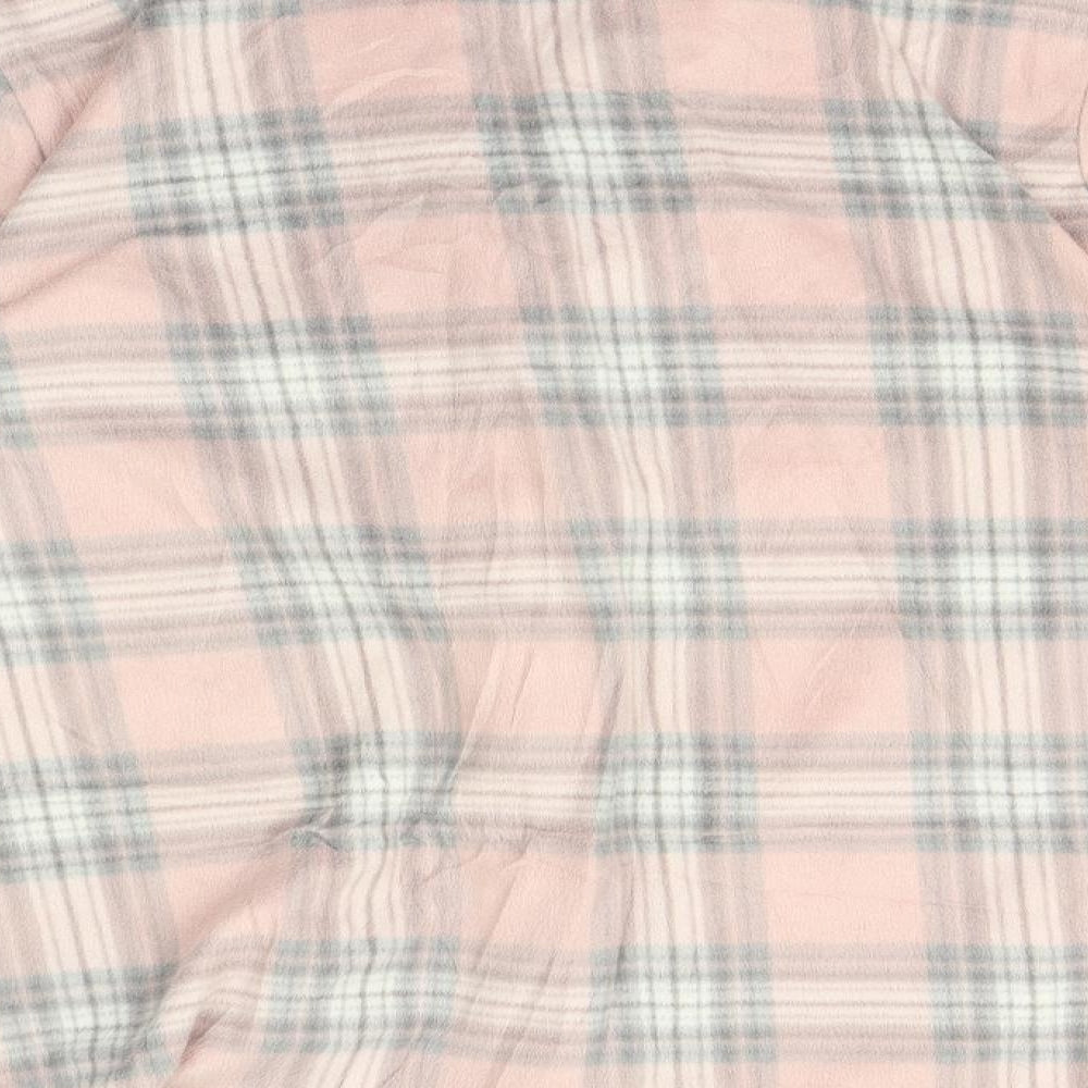 Marks and Spencer Womens Pink Check Pyjama Top Size 12
