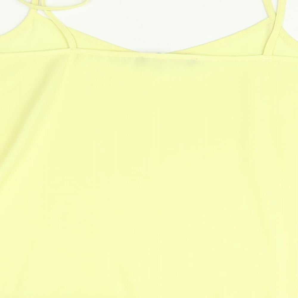 Atmosphere Womens Yellow Camisole T-Shirt Size 10