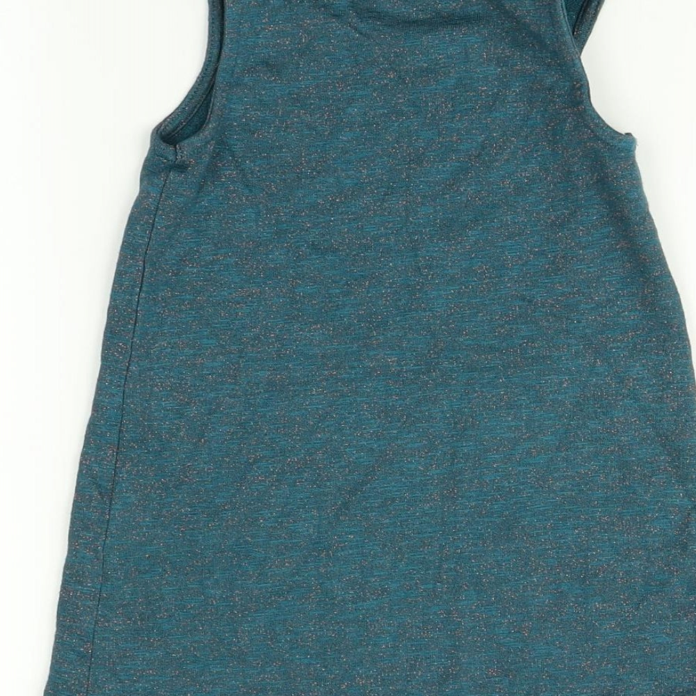 George Girls Blue T-Shirt Dress Size 2-3 Years