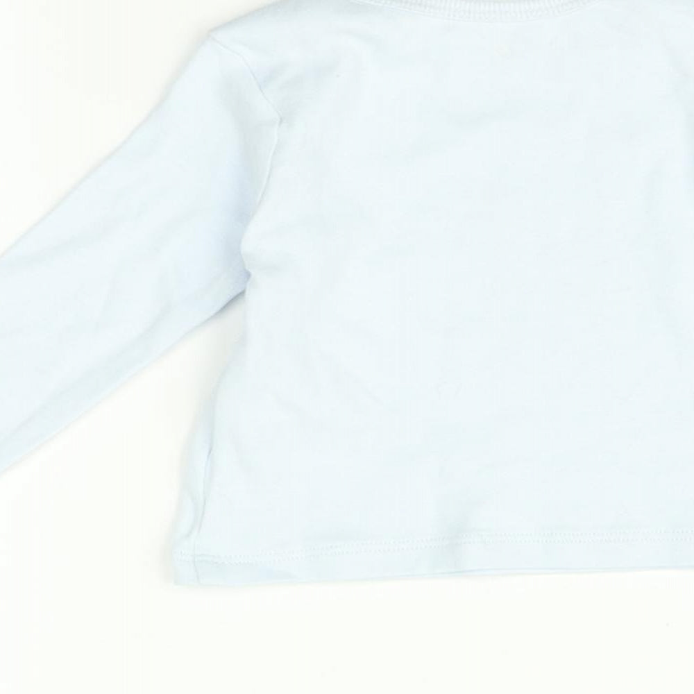 M&Co Blue Basic T-Shirt Size 3-6 Months - Little brother