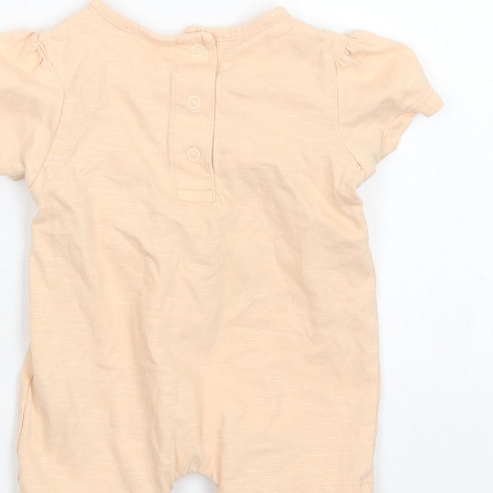 Marks and Spencer Girls Orange Coverall Outfit/Set Size 0-3 Months