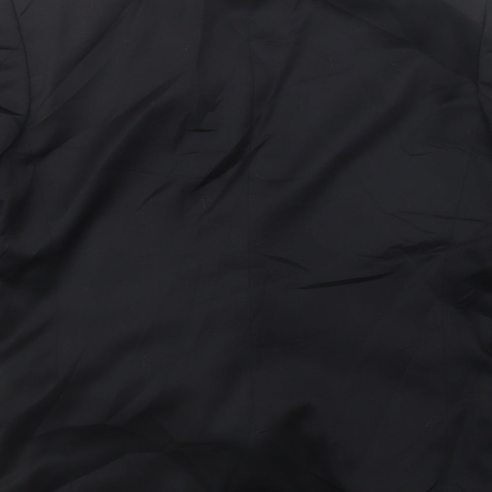 M.V, Mens Black Jacket Suit Jacket Size 40