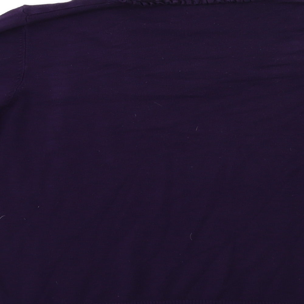 BHS Womens Purple Knit Pullover Jumper Size 14