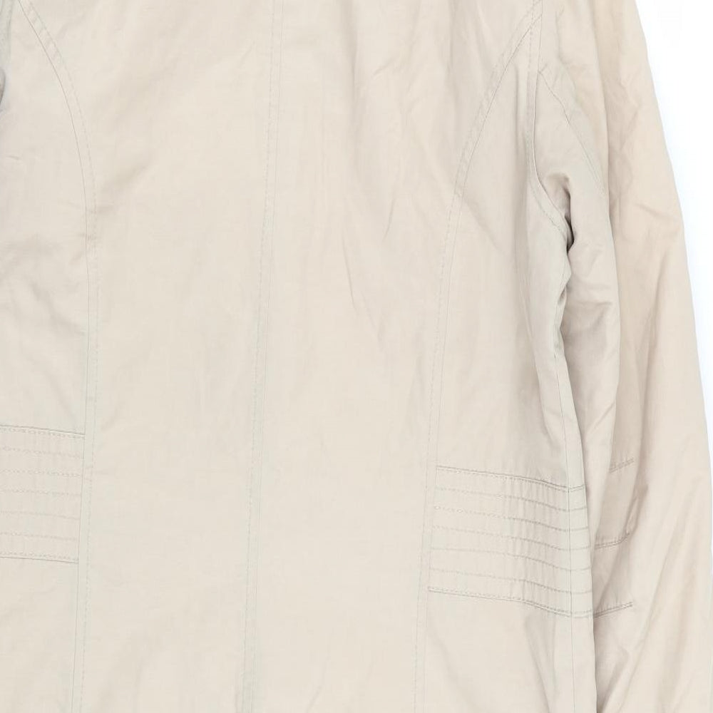 Wallis Womens Beige Jacket Coat Size S