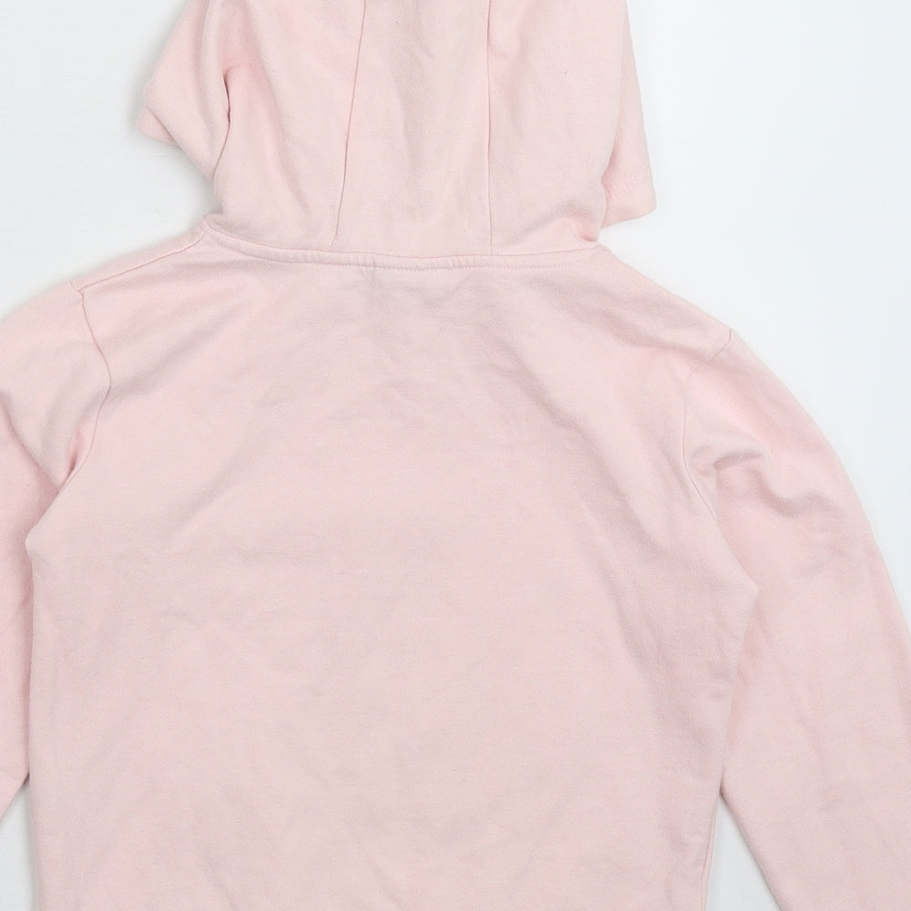 Matalan Girls Pink Pullover Hoodie Size 8 Years