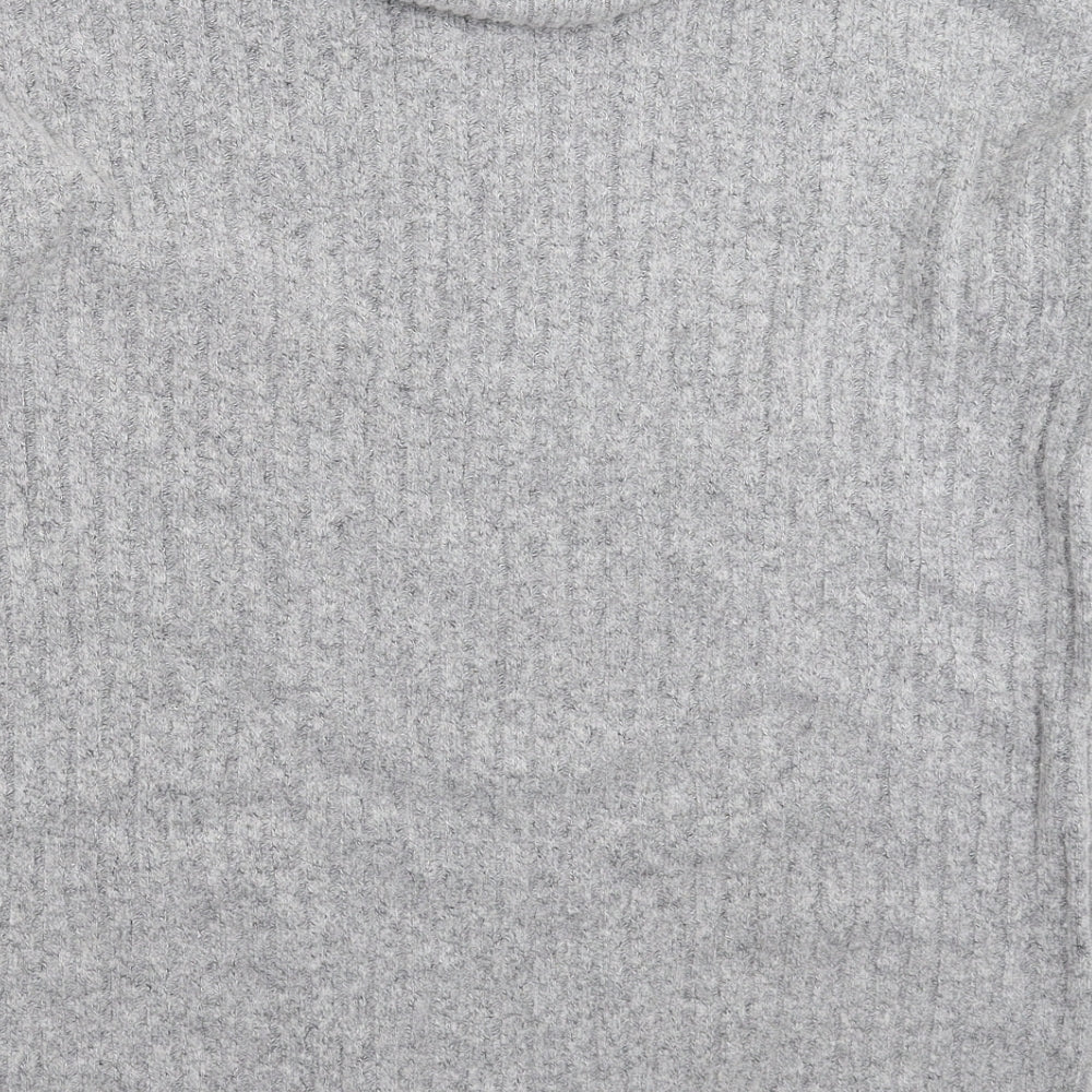 Marks & Spencer Womens Grey Knit Pullover Jumper Size 8
