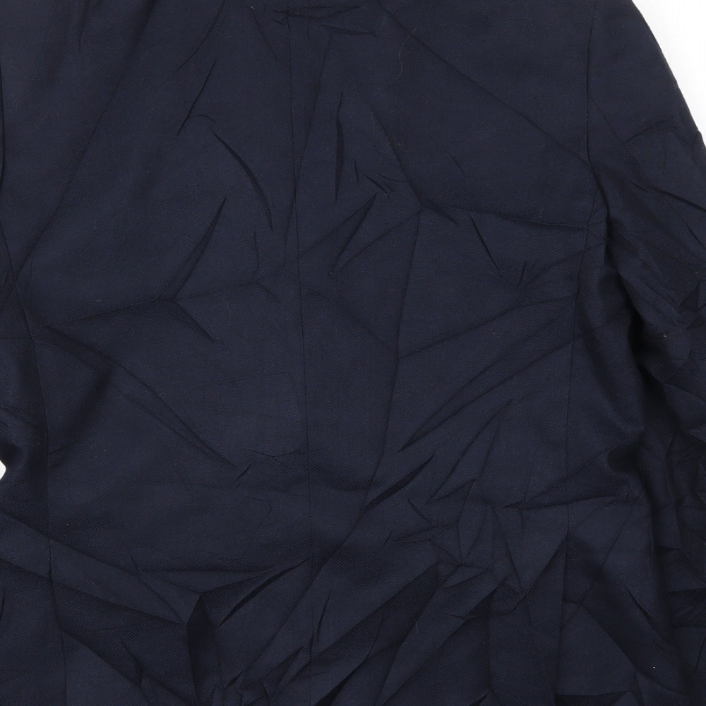 Cedarwood State Mens Blue Jacket Blazer Size 40