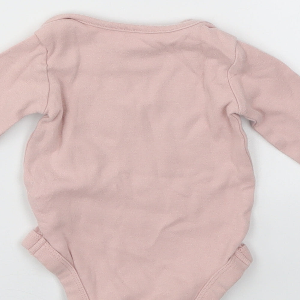 TU Girls Pink Babygrow One-Piece Size 3-6 Months