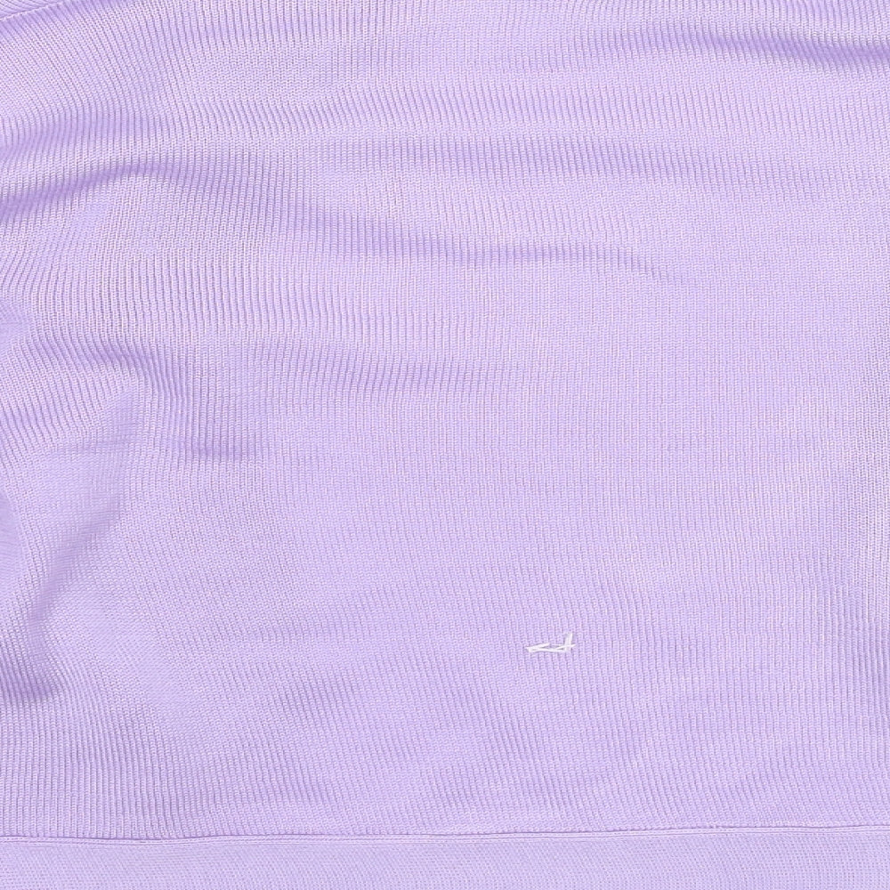 BM Womens Purple Cape Jumper Size M