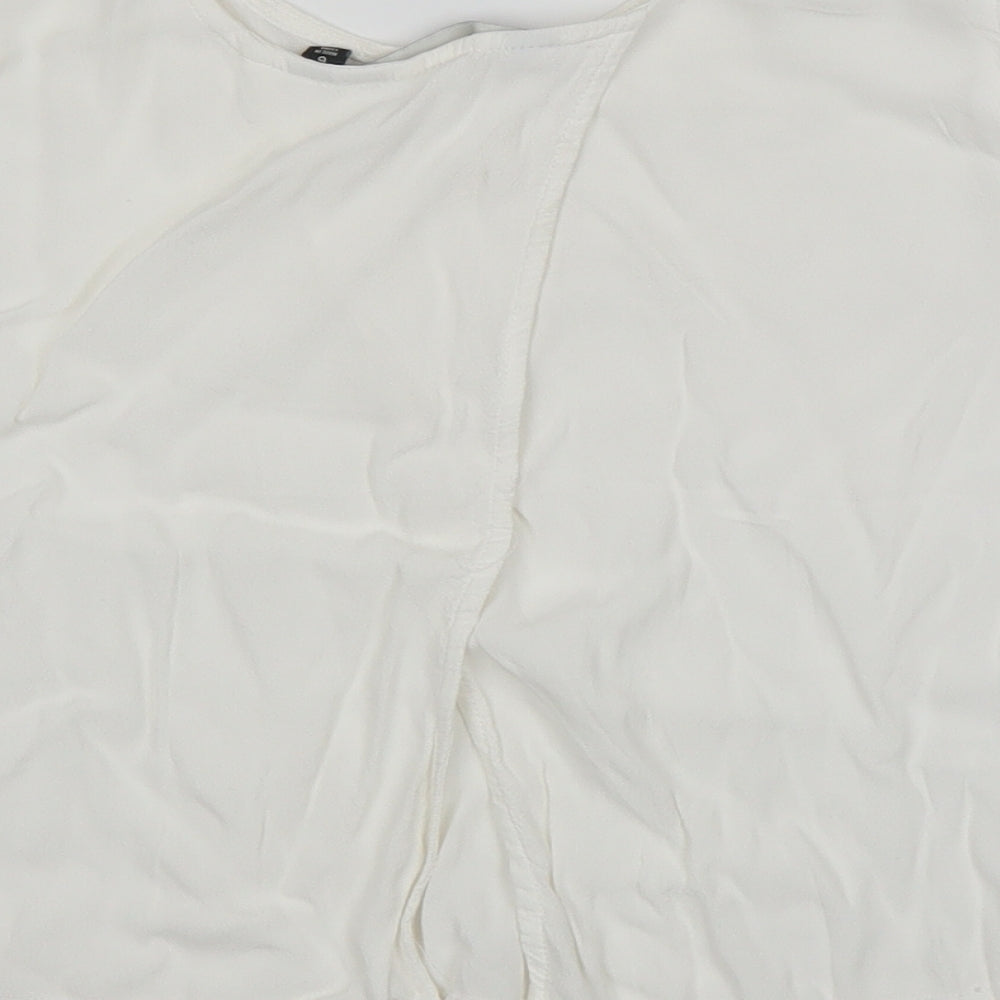 Glassons Womens White Basic Blouse Size 6