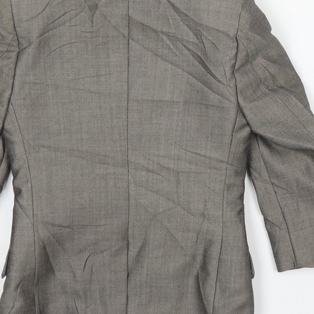 George Boys Grey Cardigan Jumper Size 2-3 Years - Jacket