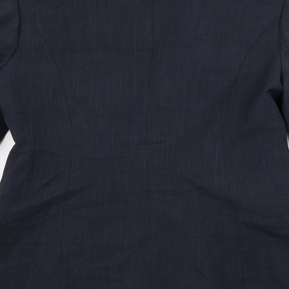 Dunes Store Womens Blue Jacket Blazer Size 12