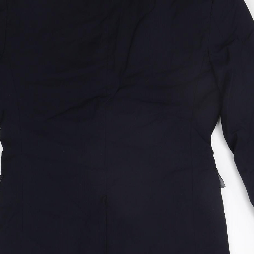 Topman Womens Blue Jacket Suit Jacket Size 8