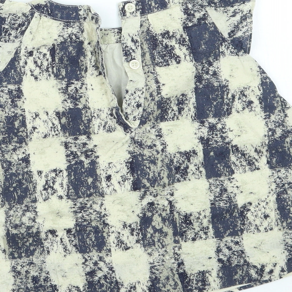 Gap Girls Blue Geometric A-Line Size 3-6 Months