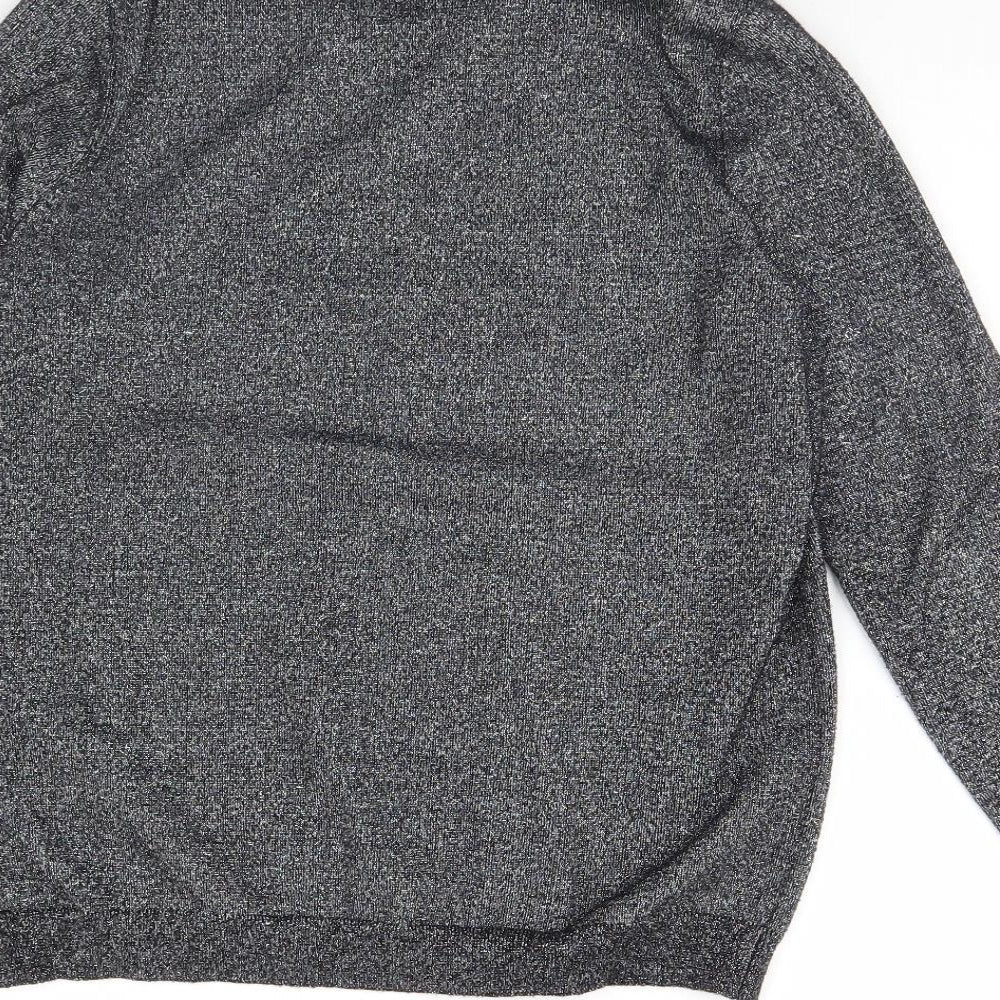 Vera Moda Womens Silver Pullover Jumper Size M