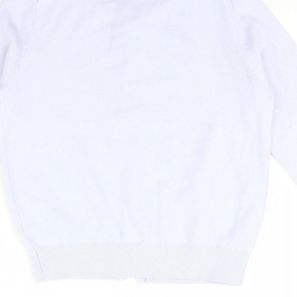m&s Womens Blue Cardigan Jumper Size 8
