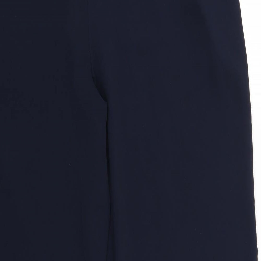Marks & Spencer Womens Blue Trousers Size 12 L26 in