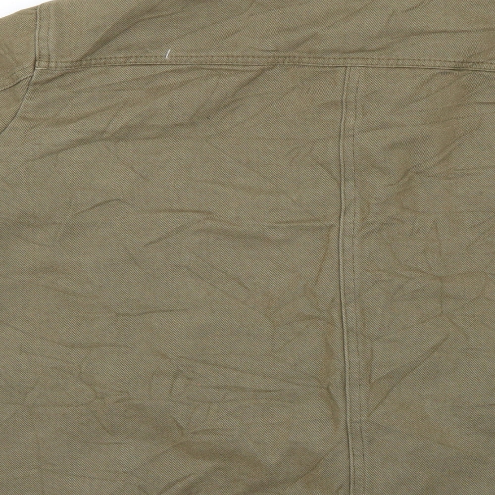 Primark Womens Green Overcoat Coat Size 12