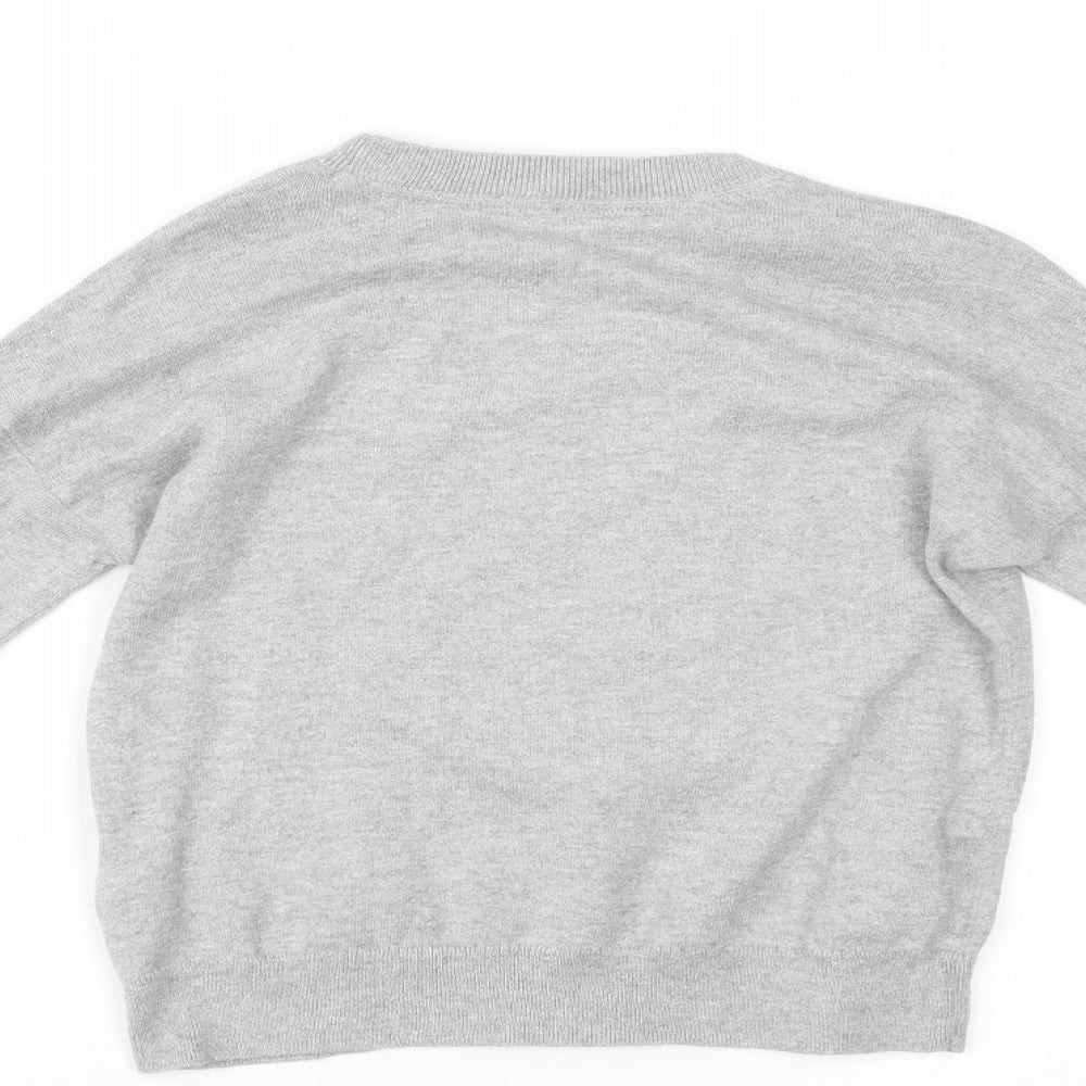 Gap Girls Grey Pullover Jumper Size 10-11 Years