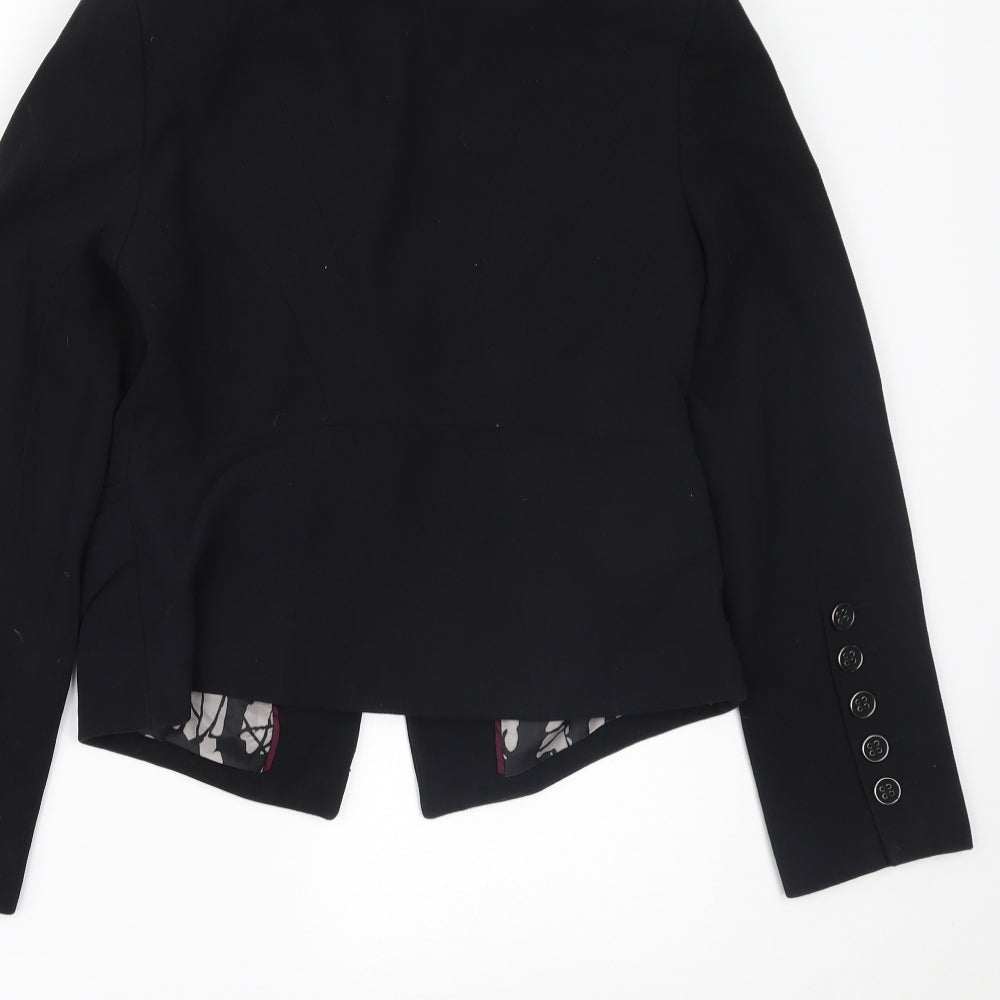 Marks & Spencer Womens Black Gilet Blazer Size 10