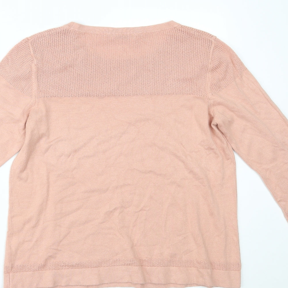 Marks and Spencer Womens Pink Basic Blouse Size 14