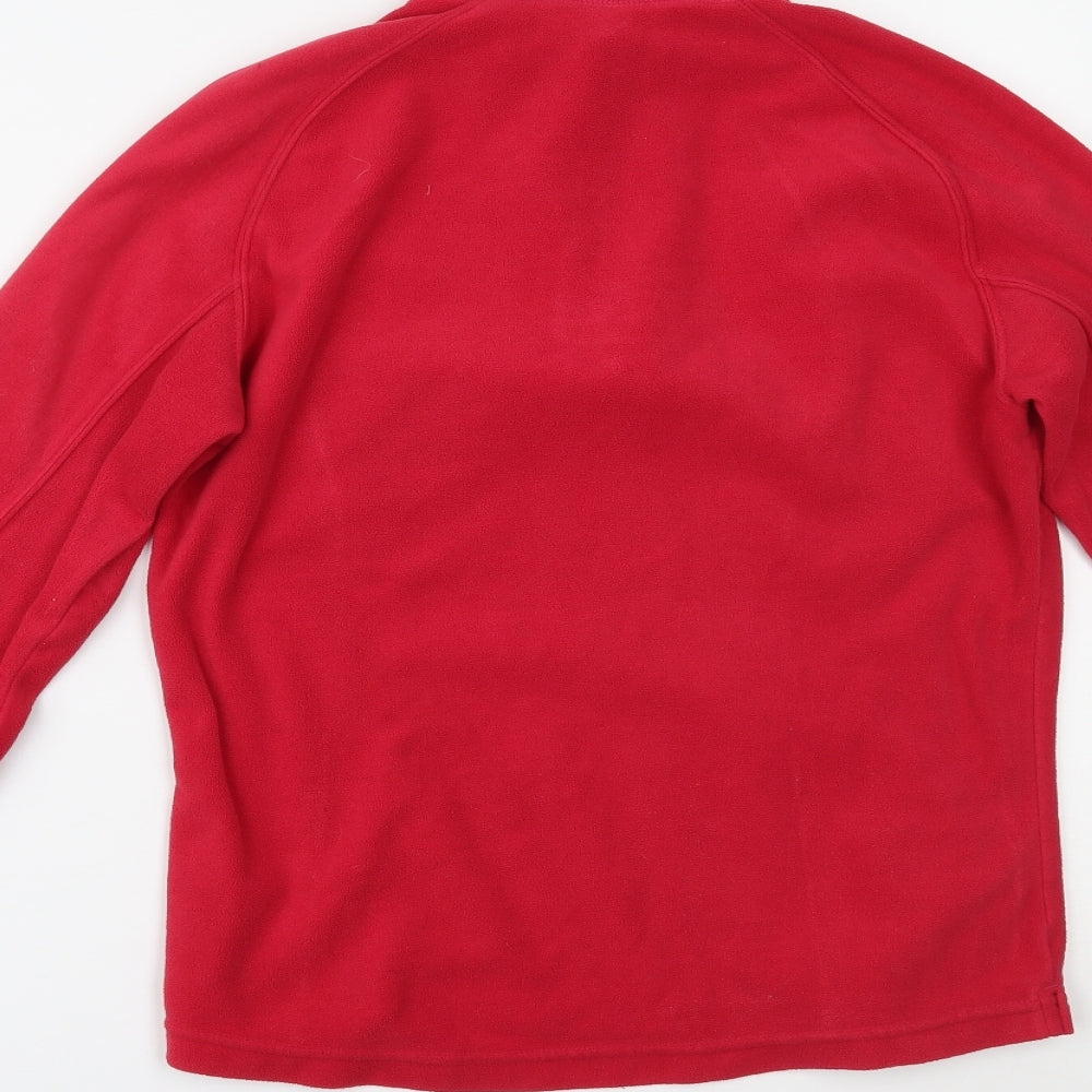 DECATHLON Womens Pink Henley Jumper Size M