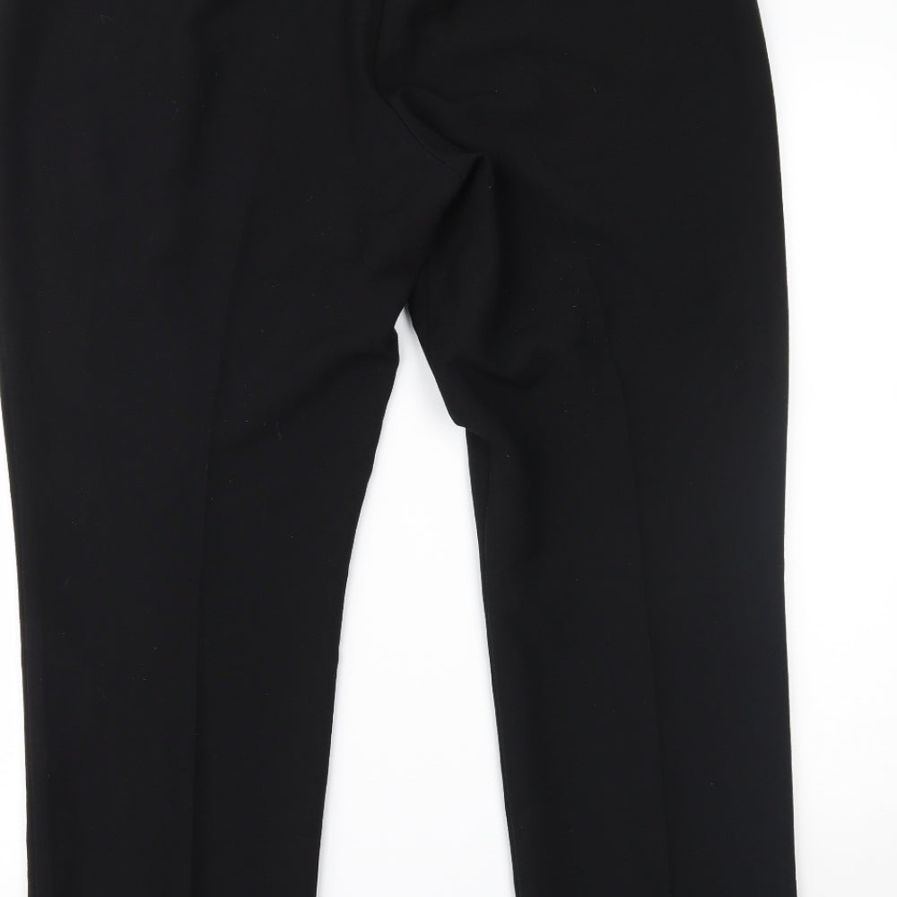 Classic Womens Black Trousers Size 16 L28 in