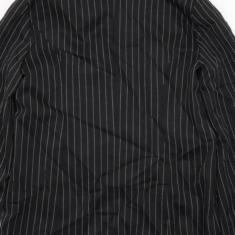 PRETTYLITTLETHING Womens Black Jacket Blazer Size 8