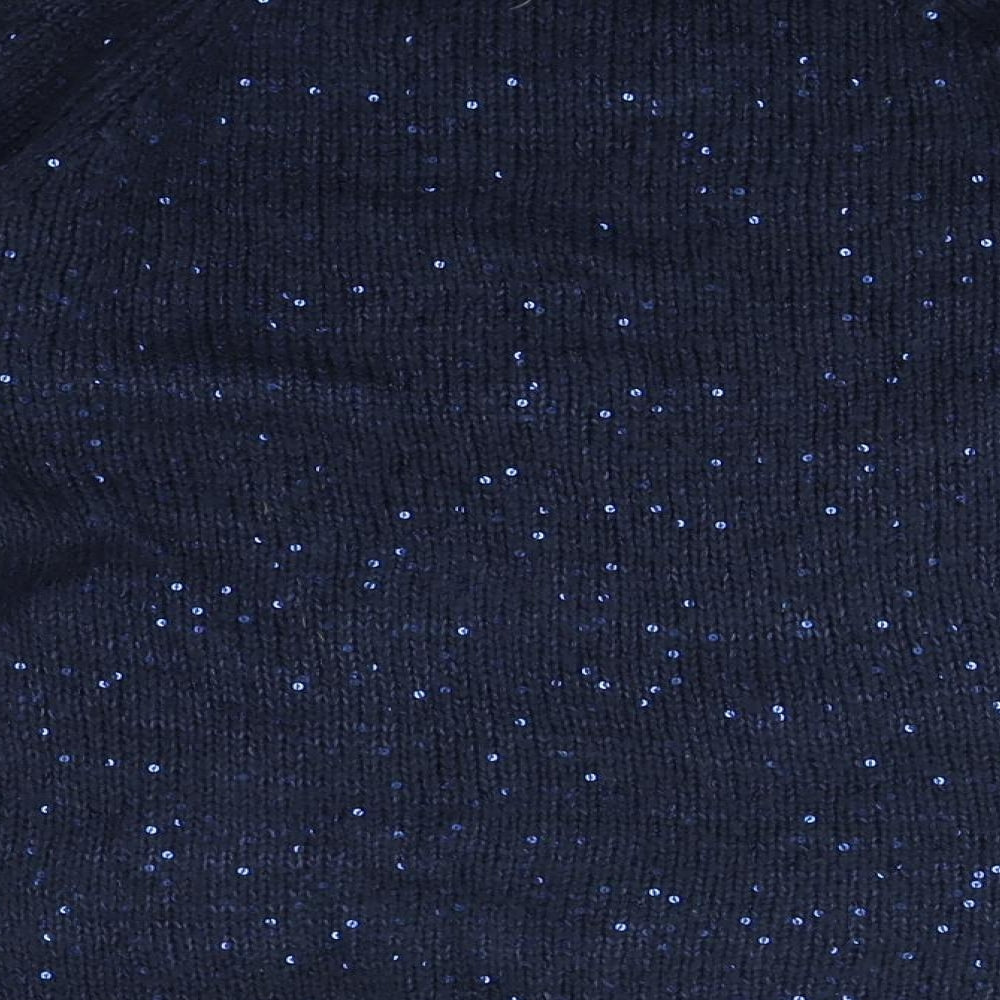 Knitwear Womens Blue Pullover Jumper Size L