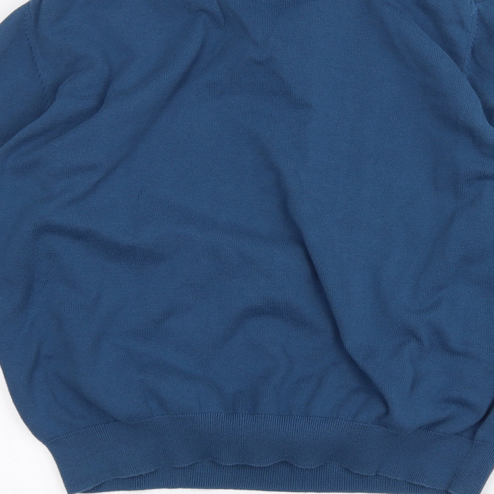 Peter Worth Mens Blue Pullover Jumper Size XL