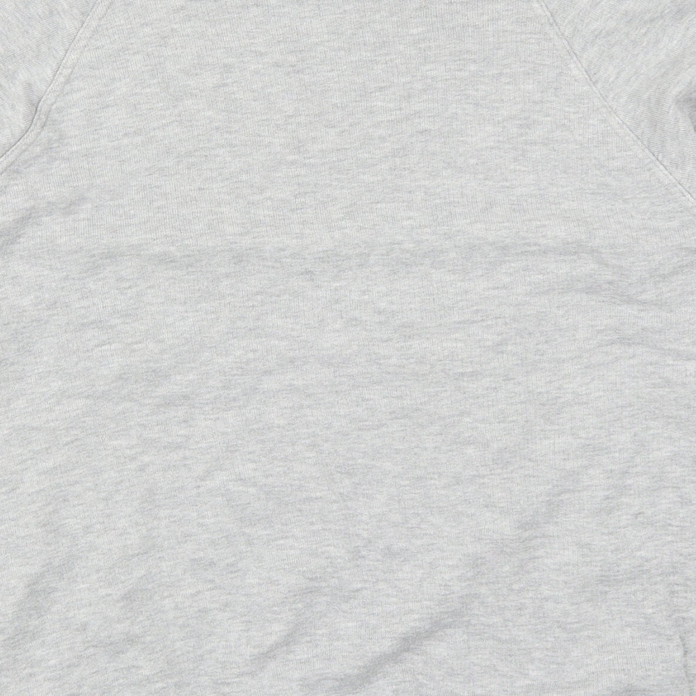 Topshop Womens Grey Pullover Sweatshirt Size 14