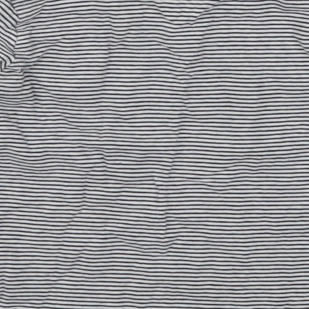 Fred & Flo Boys Blue Striped Basic T-Shirt Size 12-18 Months