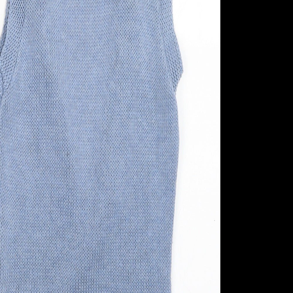 George Womens Blue Knit Cardigan Jumper Size 10