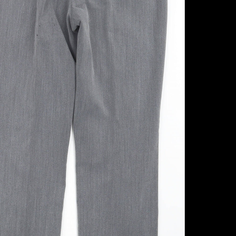 Bonmarché Womens Grey Trousers Size 14 L26.5 in