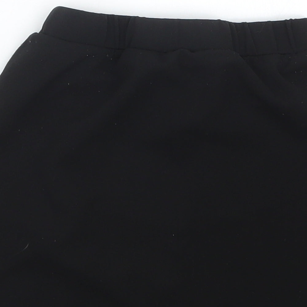 SheIn Girls Black Straight & Pencil Skirt Size 9 Years