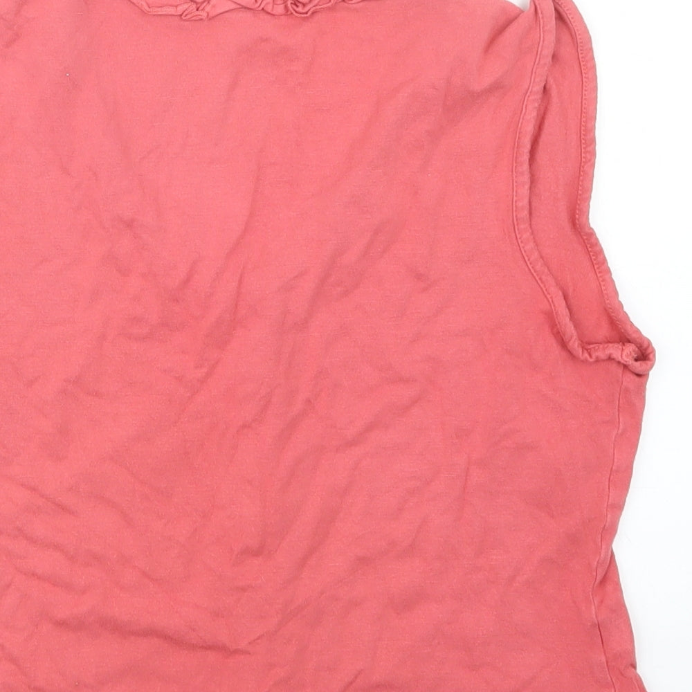 George Womens Pink Cropped T-Shirt Size 14