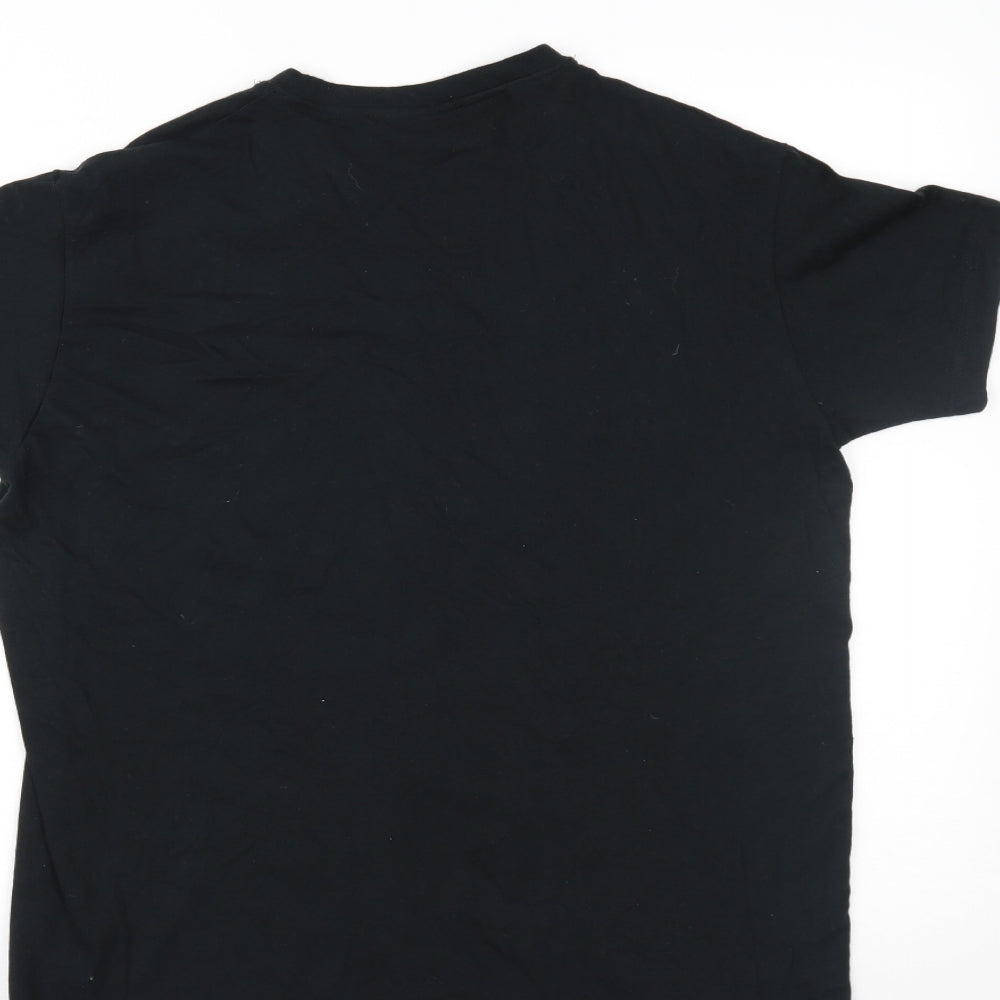 jordi nogues Mens Black T-Shirt Size S