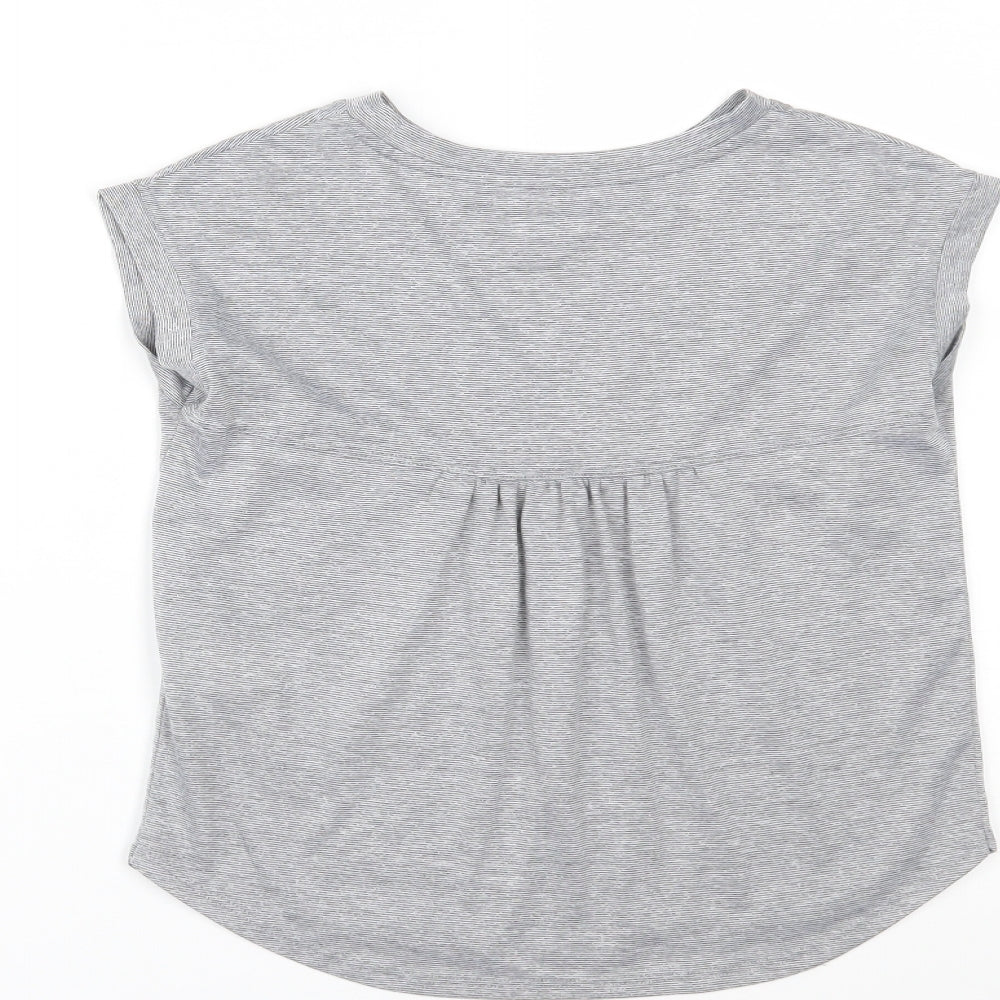 Matalan Girls Grey Pullover T-Shirt Size 8-9 Years