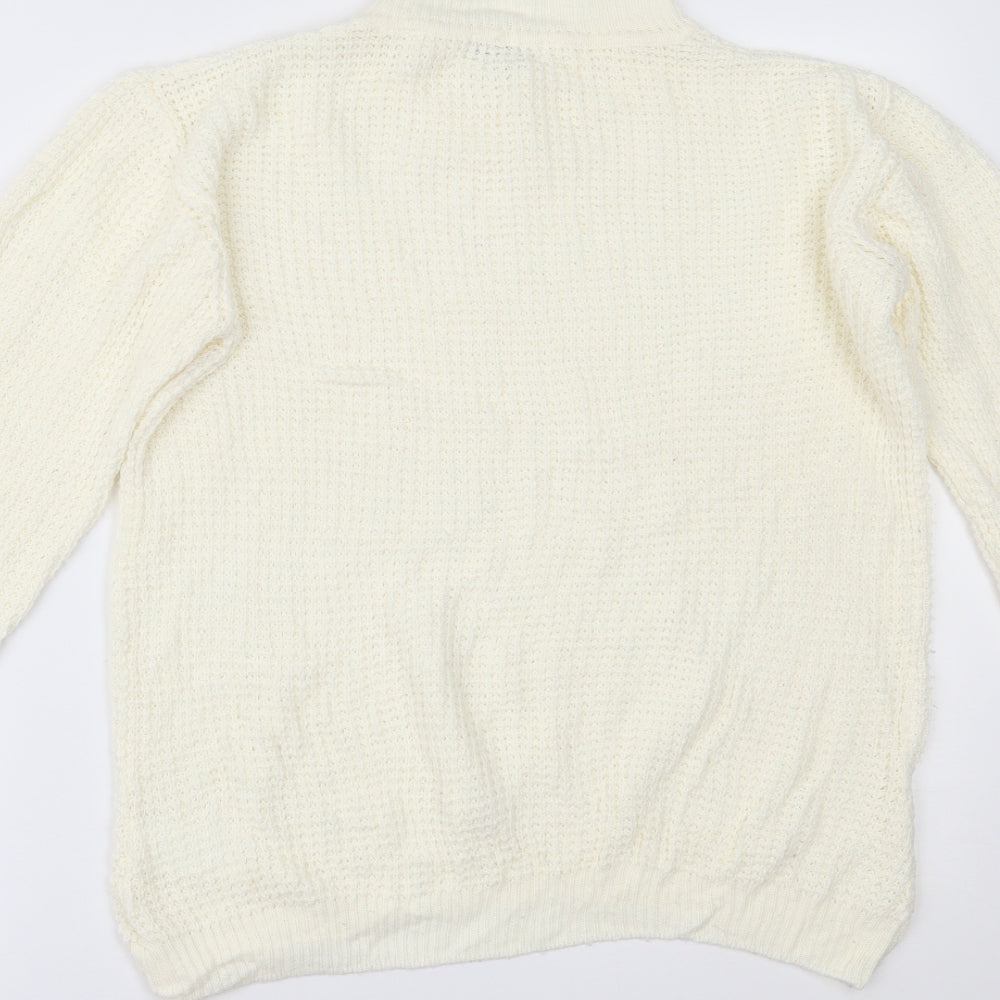 Damart Womens Ivory Pullover Jumper Size 12