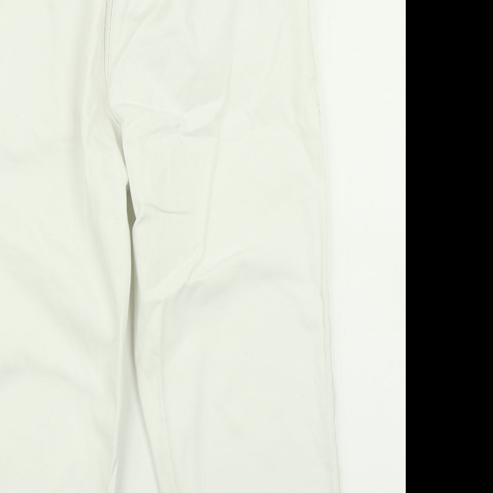River Island Womens White Denim Straight Jeans Size 10 L20 in - Paper
