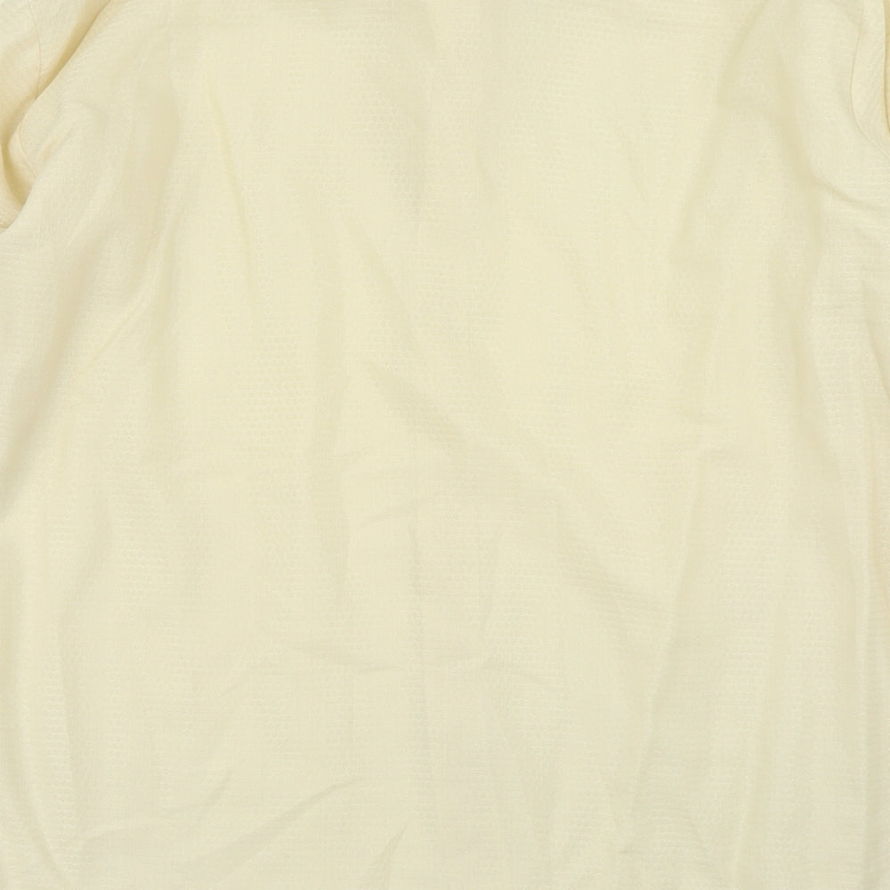 Burlin Mens Beige Button-Up Size 16.5