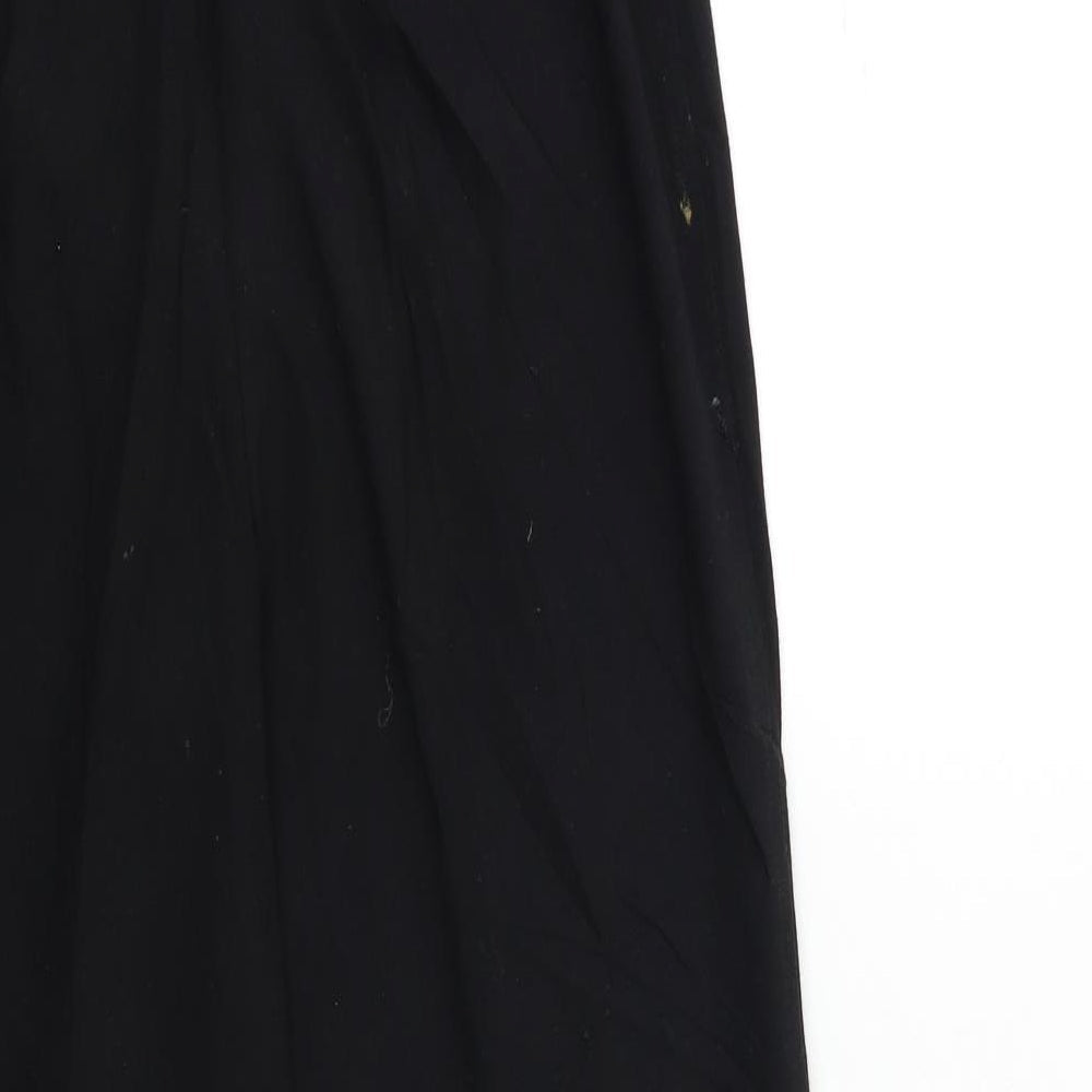 Marks and Spencer Womens Black Trousers Size 10 L26 in