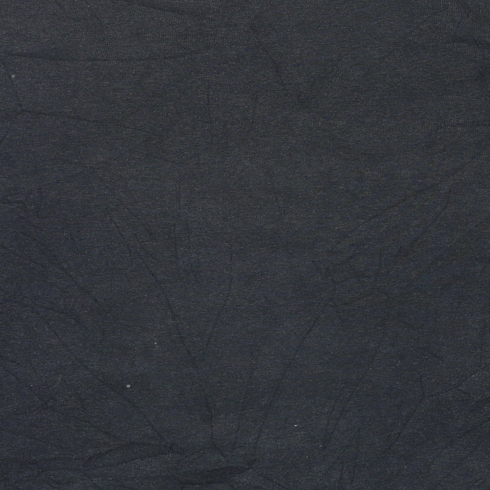 ECOCOTTON Womens Grey Basic T-Shirt Size L