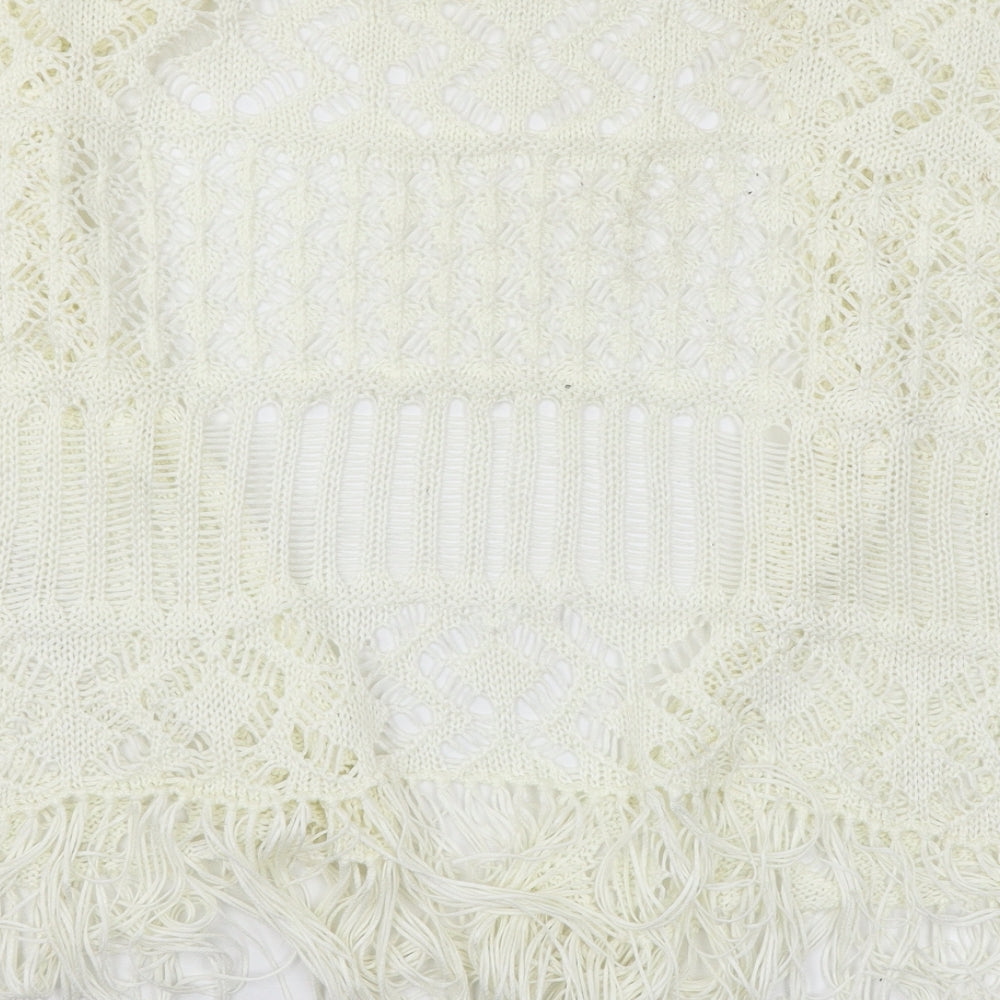 Atmosphere Womens Ivory Knit Cardigan Jumper Size XS