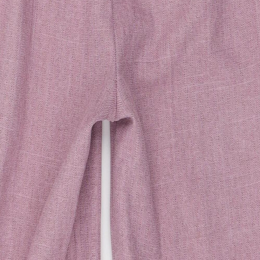 Preworn Womens Pink Trousers Size 8 L22 in