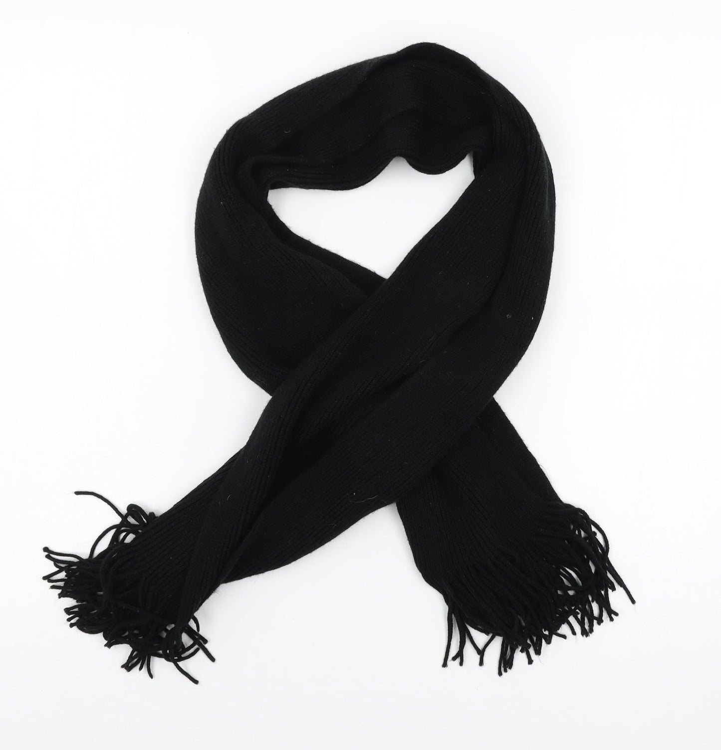 PEP & CO Womens Black Knit Scarf